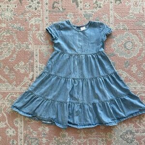 HA Chambray Tiered Dress